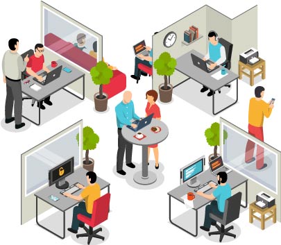 lieu de travail flexible coworking tiers lieu